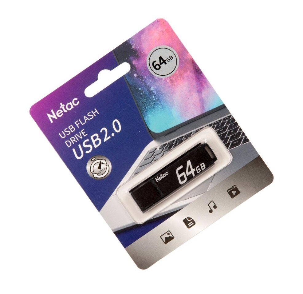 Флешка Netac U351, 16Gb, USB 2.0, Черный NT03U351N-016G-20BK - фото №14