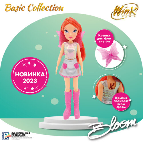 Кукла Winx Club Космическая Блум с крыльями 24 см IW01292201 розовый 1932₽