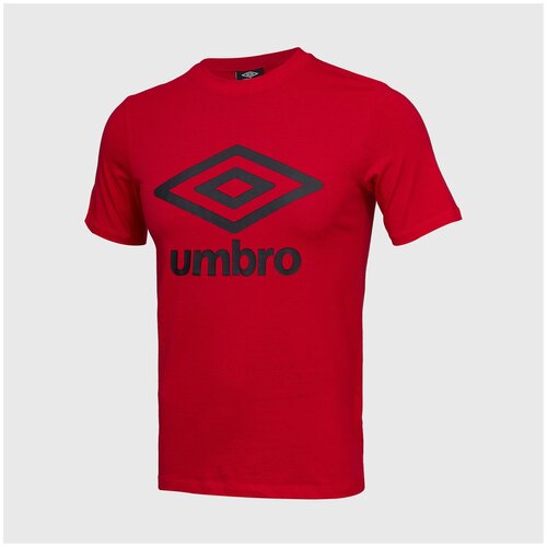 Футболка хлопковая Umbro Large Logo 65352U-96J, р-р S, Красный