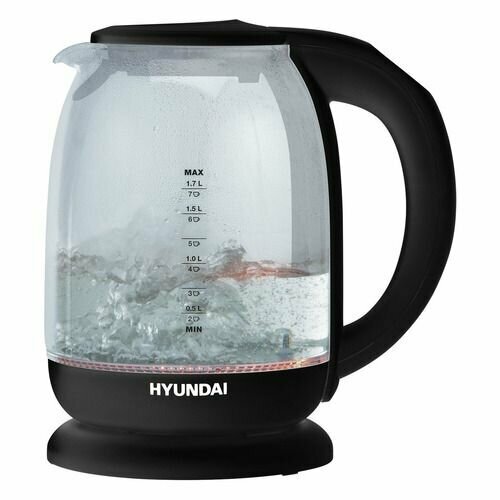 Чайник электрический Hyundai HYK-S3809 2200Вт черный 373400₽