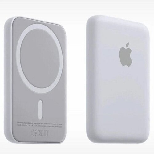 Магнитный беспроводной внешний аккумулятор повербанк MagSafe powerbank Battery Pack для беспроводной зарядки на 5000 мАч для iPhonе 159000₽