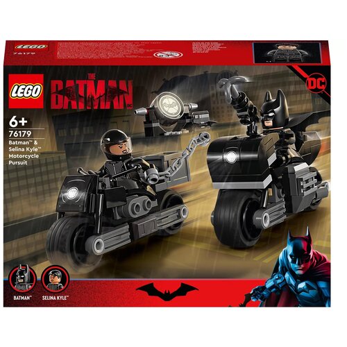 Конструктор LEGO DC Super Heroes 76179 Бэтмен и Селина Кайл: погоня на мотоцикле, 149 дет.