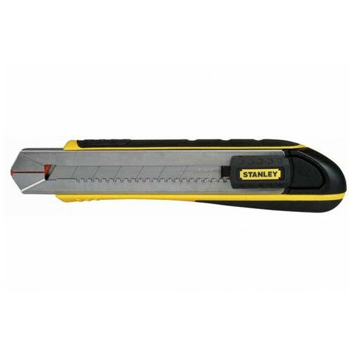 монтажный нож stanley fatmax 0 10 778 черный Нож FatMax с 25-мм лезвием с отламывающимися STANLEY 0-10-486, 215х25 мм