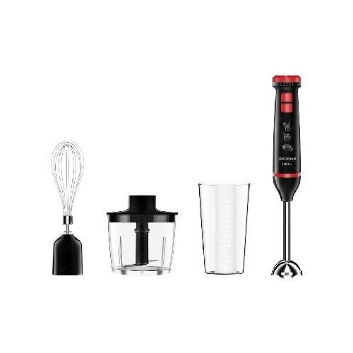 Погружной блендер Аксинья КС-307В черный с красным 503500₽