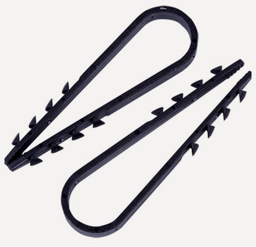 Изображение товара Дюбель-хомут нейлоновый Proconnect для кабеля 11-18 мм черный (100 шт./упак.)