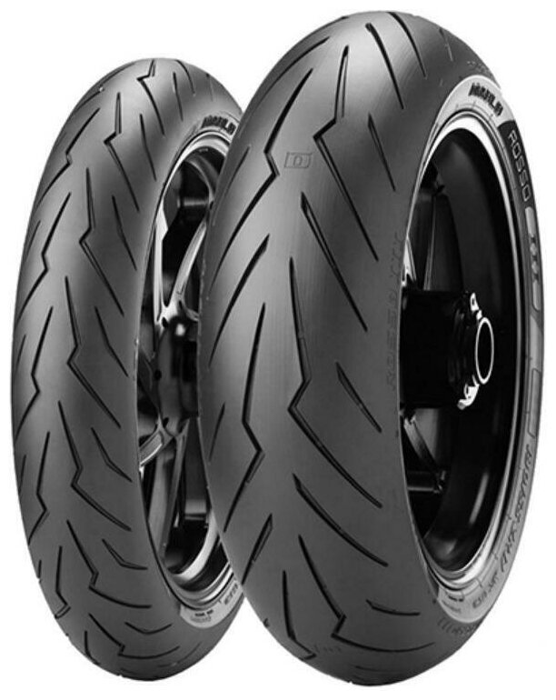 Шина для мотоцикла Pirelli Diablo Rosso III, задняя 17 190 55 1 шт. W (до 270 км/ч) 75 TL черный