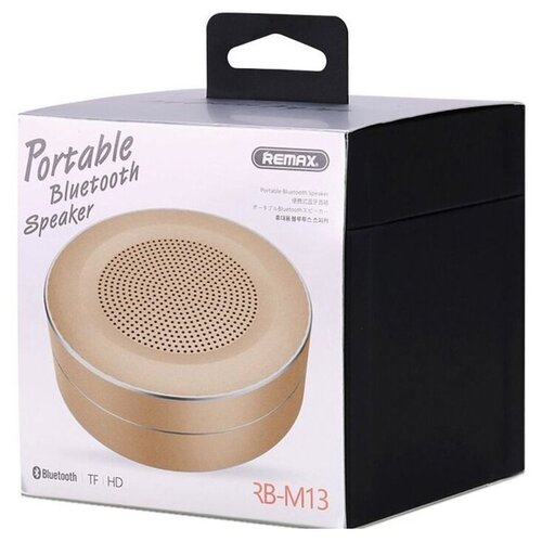 Беспроводная колонка Remax RB-M13 золотой 221700₽