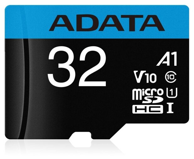 Карта памяти micro sdhc 32gb w/adap. ausdh32guicl10a1-ra1 adata