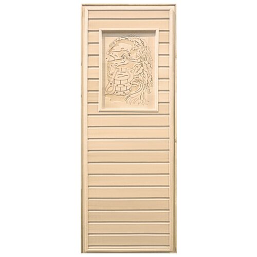 Дверь глухая липа с рисунком (коробка осина) 1900х700