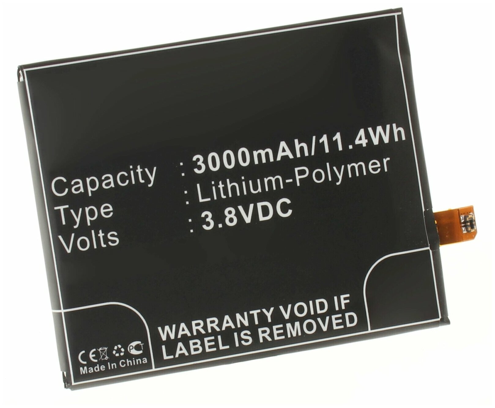 Аккумулятор iBatt iB-U1-M578 3000mAh для LG D802, D800, D802 G2, D801, D805, D803, LS980, Optimus G2, D801 G2, DS1203, VS980, D800 G2,
