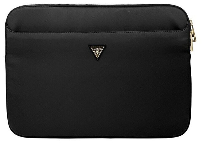 Чехол папка Guess Nylon computer sleeve with Triangle metal logo для ноутбука 13", черный