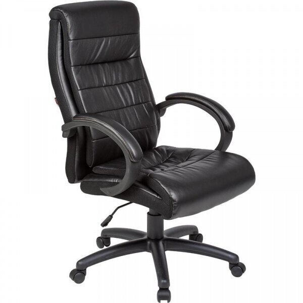 Кресло руководителя Easy Chair 648 TPU черное, искусственная кожа, пластик