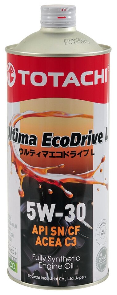 ULTIMA ECO DRIVE L 5W30 синтетика 1 л 12101
