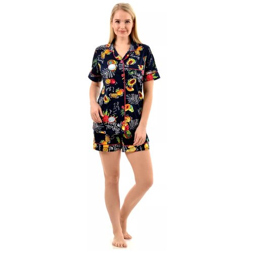 Комплект /костюм (пижама) шорты \жакет на пуговицах иваново Р-44-46