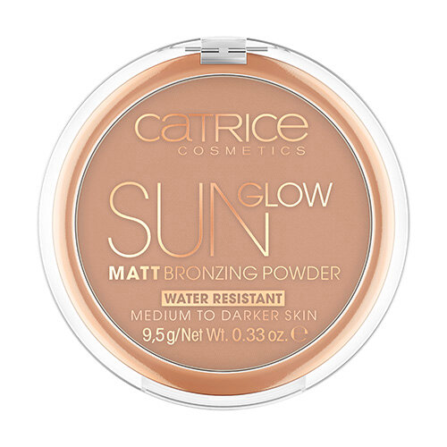 Матовая бронзирующая пудра `CATRICE` SUN GLOW, оттенок 35 Universal Bronze