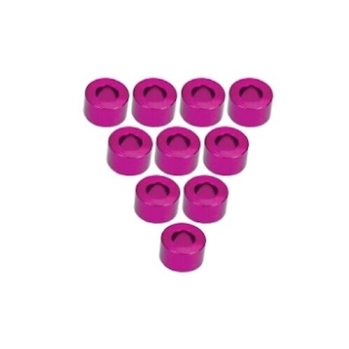 Aluminium M3 Flat Washer 3.5mm (10 Pcs) - Pink 3Racing (запчасти) 3RAC-WF335-PK