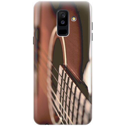 фото Силиконовый чехол на samsung galaxy a6+ (2018) / самсунг а6 плюс 2018 с принтом "гитара gosso