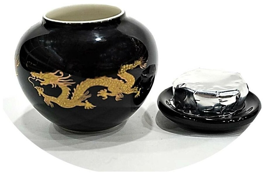 Чайница для чая "Черный дракон"фарфор 200 мл