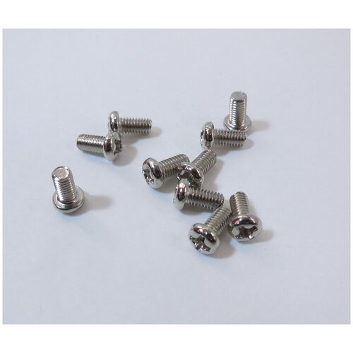 Болты SCREW M3 Phillips Длина 6mm Pan Head machine Silk 10штук homesmiths self tapping screw pan head 1 1 4 x10mm