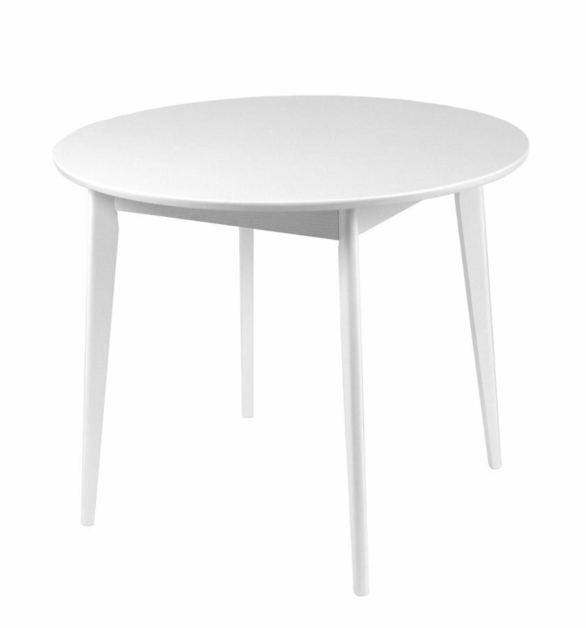 фото Стол круглый RB Рэй-d900 белая эмаль / белая эмаль