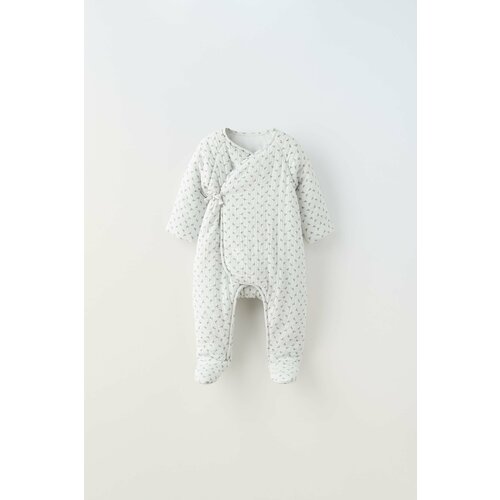 Комбинезон Zara, размер 3-6 months (68 cm), серый