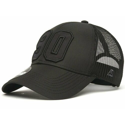 фото Бейсболка atributika & club, размер 55-58, черный