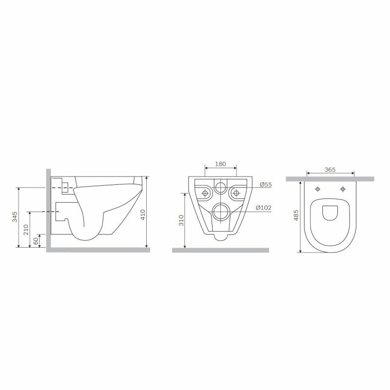 Унитаз Am.Pm Spirit V2.0 C701700SC