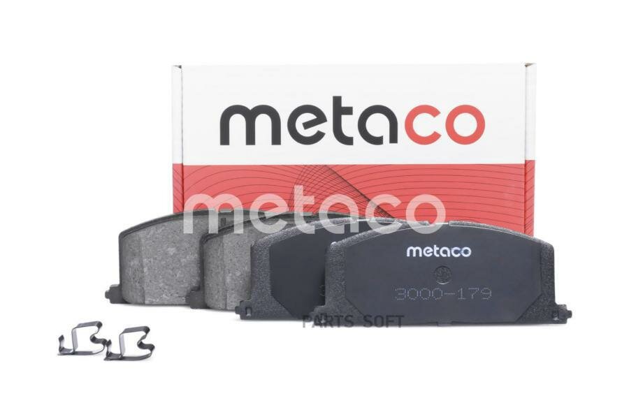 METACO 3000-179 Колодки тормозные передние TOYOTA CAMRY/CARINA/CELICA