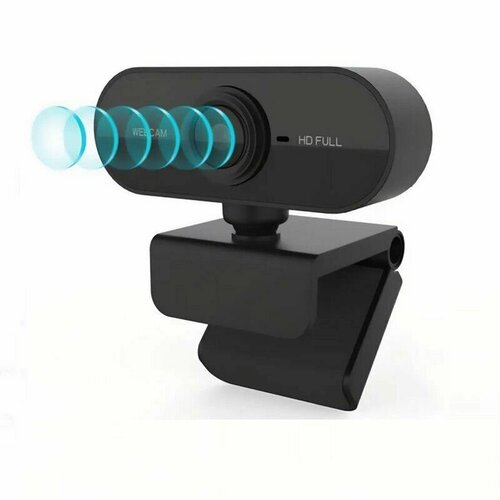 Веб Камера FullHD 1080p для компьютера с микрофоном USB вебкамера для пк ноутбука 2000₽