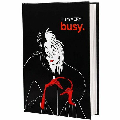 Ежедневник А5 160 листов Im very busy Villians 300₽