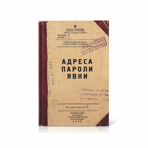 Бюро находок Записная книжка Адреса, пароли, явки 80 л. без линовки RN747