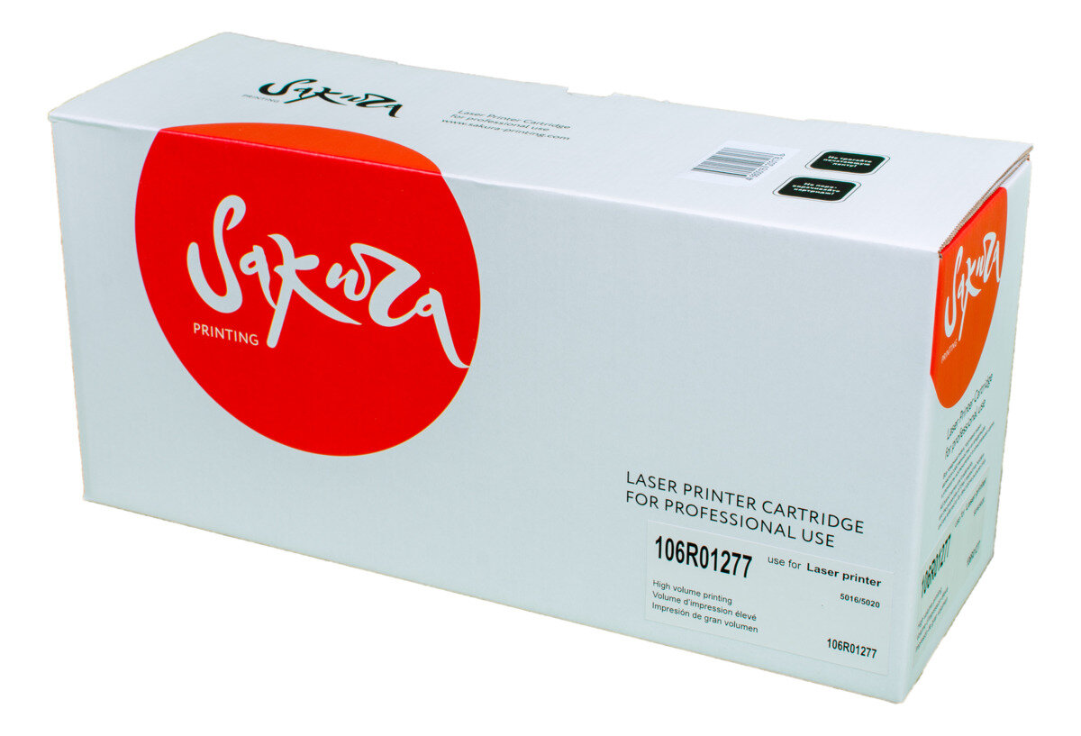 Картридж лазерный Sakura 106R01277 черный 6300 стр. для Xerox (SA106R01277)