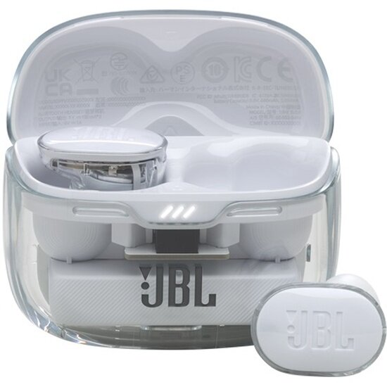 Беспроводные наушники Jbl Tune Buds Ghost Edition, белый полупрозрачный