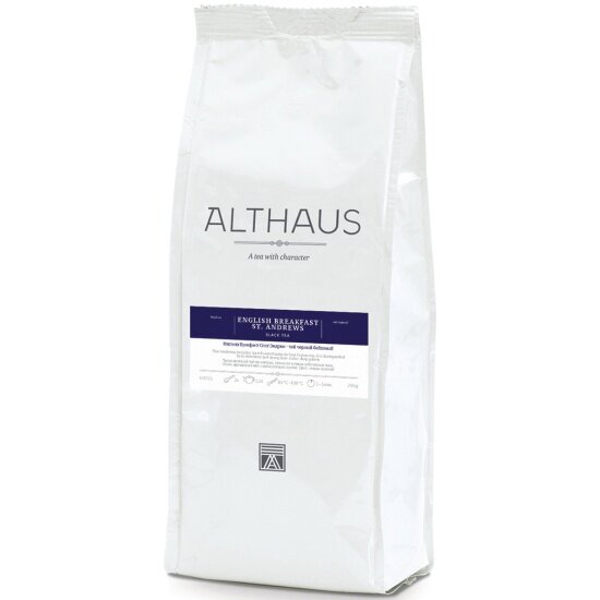 Чай черный Althaus English Breakfast St. Andrews/ Инглиш Брэкфаст Сент Эндрюс, байховый, 250 г