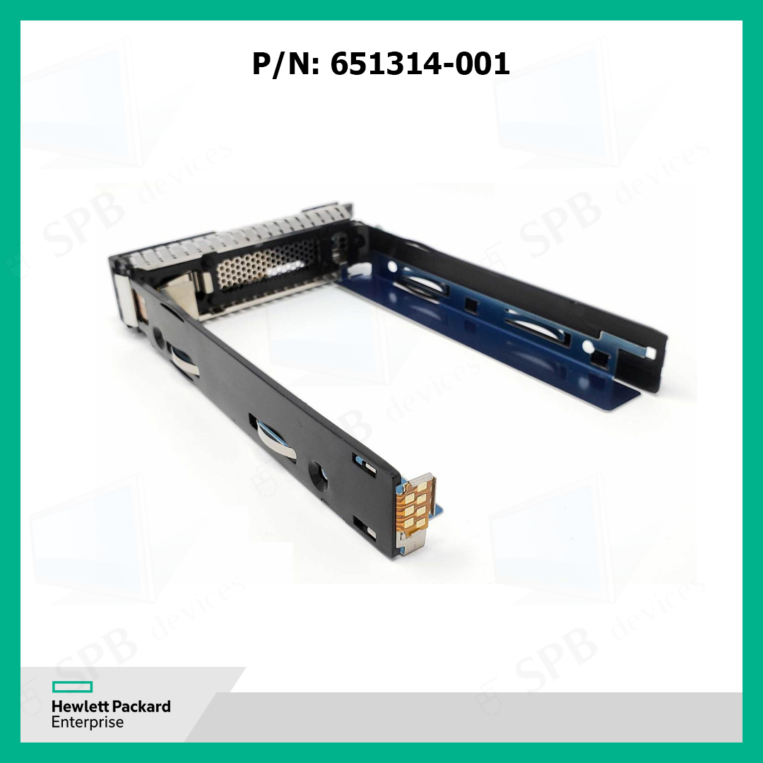 Салазки для жестких дисков HP Gen8 , Gen9, Gen10 серверов 3.5 дюймов SATA SAS Hard Drive Tray Caddy , 651314-001, 651320-001