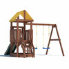 Фото #7 Деревянная детская игровая площадка CustWood Junior Color JC1 безопасный и комфортный игровой спортивный комплекс