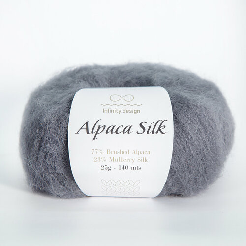 Infinity Design Alpaca Silk (1053 Dark Gray)
