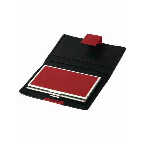 Визитница красный, черный