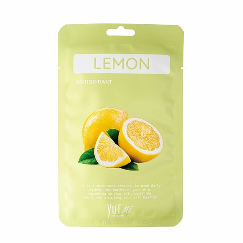 Маска для лица с экстрактом лимона / Yu.r Me Lemon Sheet Mask маска для лица rad feed me sheet mask