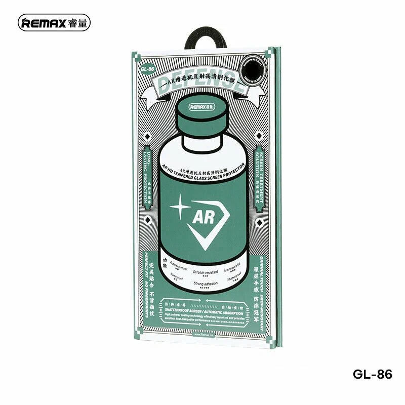 Антибликовое стекло Remax для iPhone 15/ 16 с олеофобной защитой GL-86