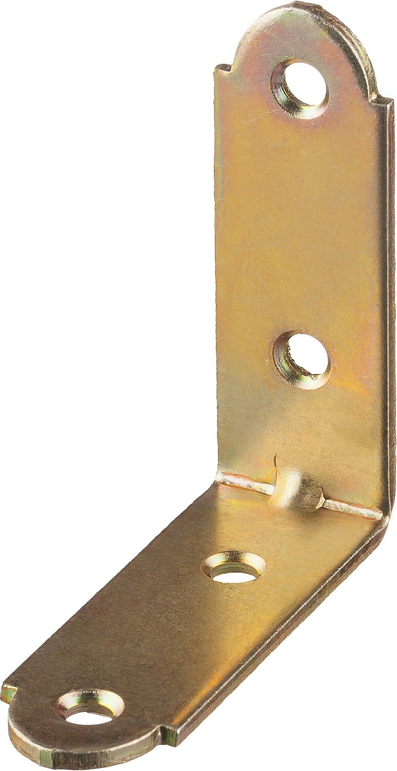 Мебельный уголок ЗУБР 50х50х17х2мм желтый цинк 31031-50