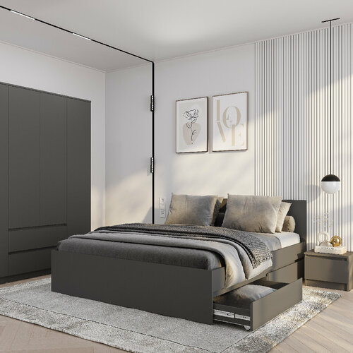 Кровать двуспальная 1,6 м