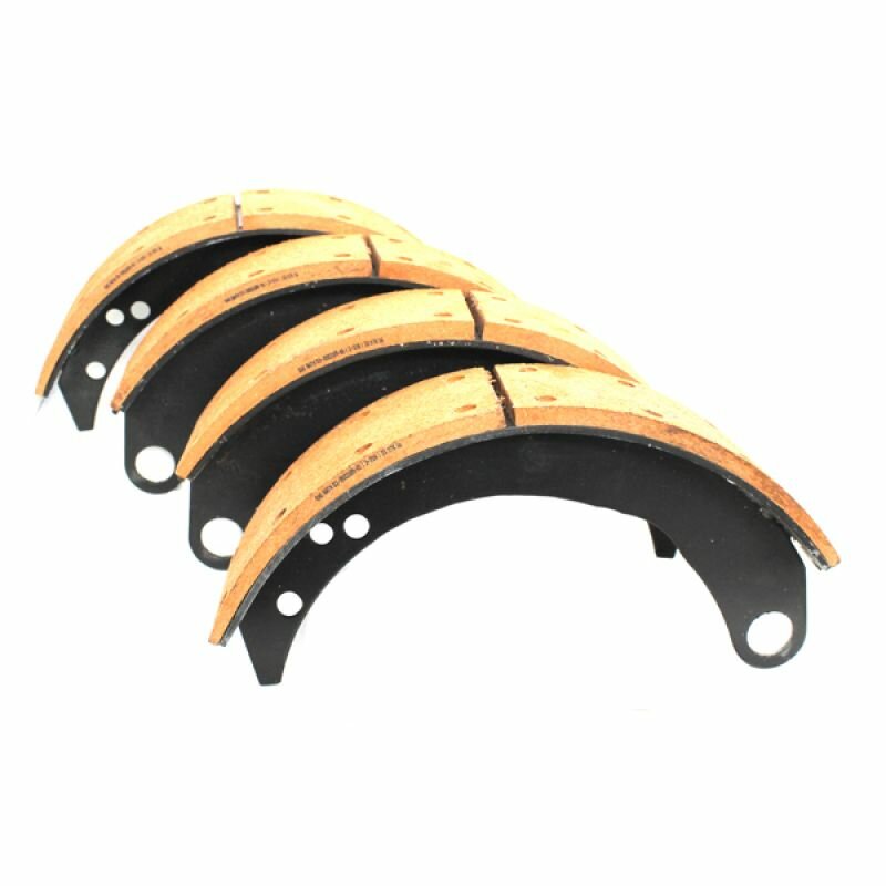 Колодки тормозные задние комплект 4 штуки, для ГАЗ 3307, 3306, 3309, ПАЗ 3205
