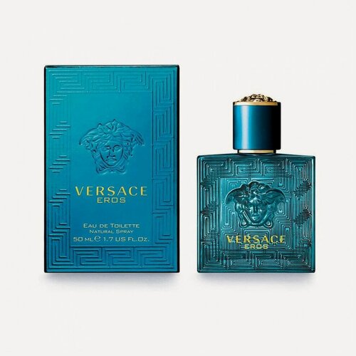 Изображение товара Туалетная вода Versace "Eros pour Homme", мужская, древесная, цитрусовая, 50 мл