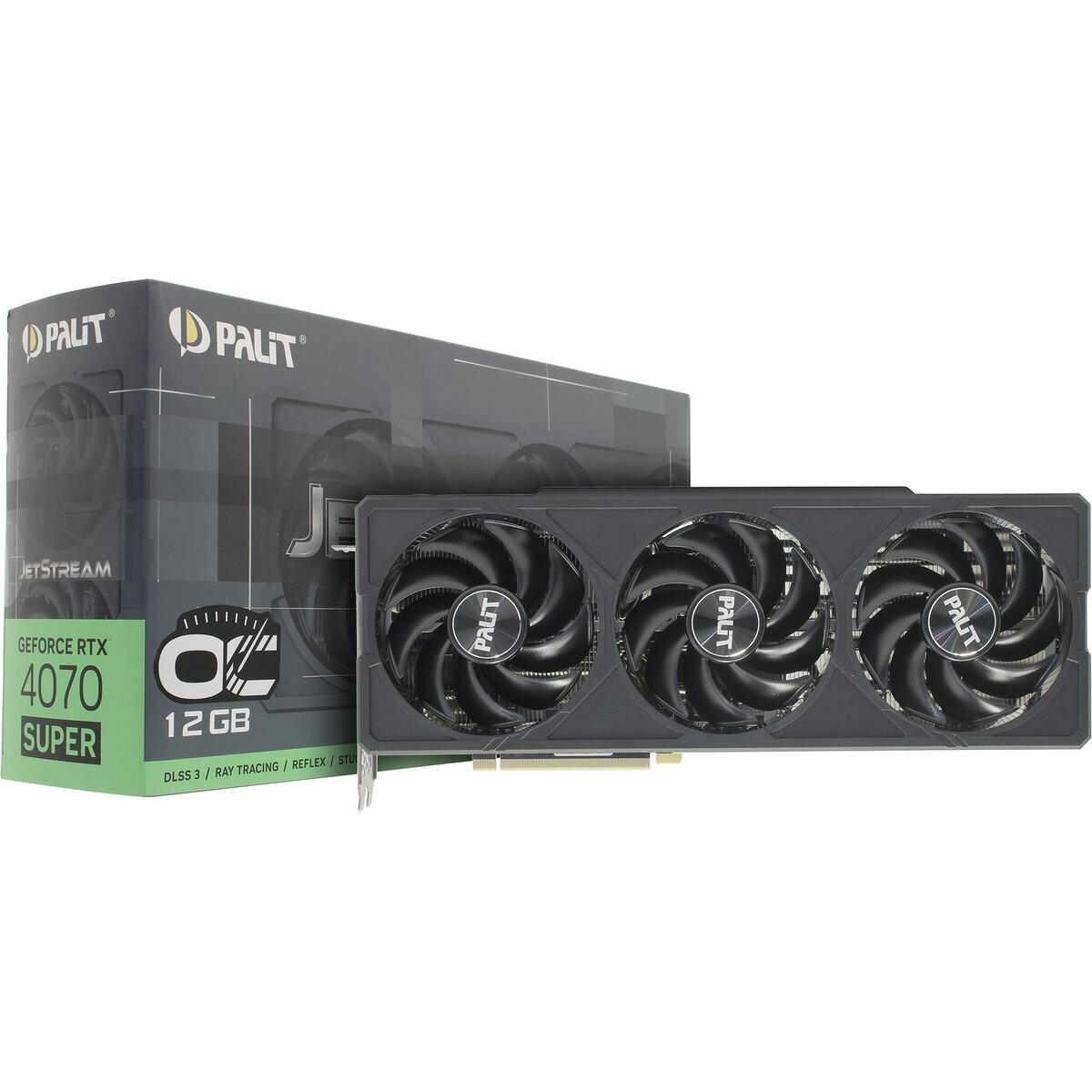 RTX 4070 SUPER JetStream PALIT OC12GB Видеокарта NVIDIA GeForce