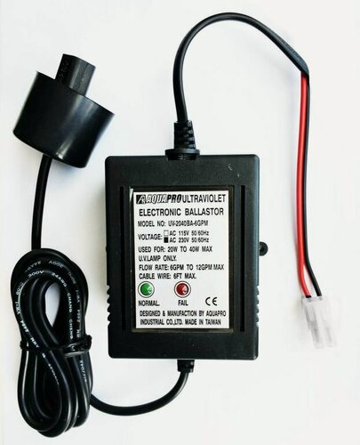 Изображение товара Блок питания (адаптер, балласт) Aquapro UV-2040 BA-12-24GPM для стерилизаторов HT и HTM