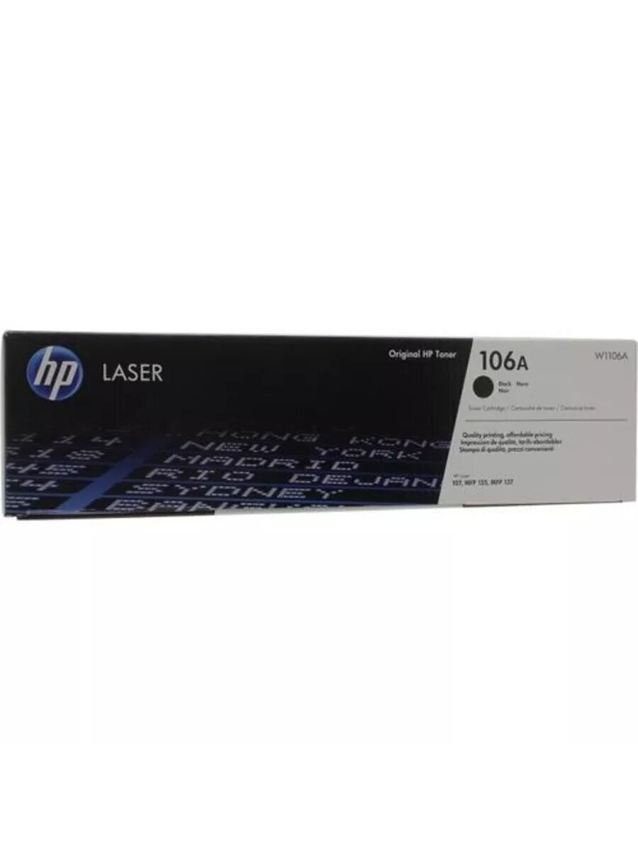 Картридж лазерный 106A (W1106A), черный