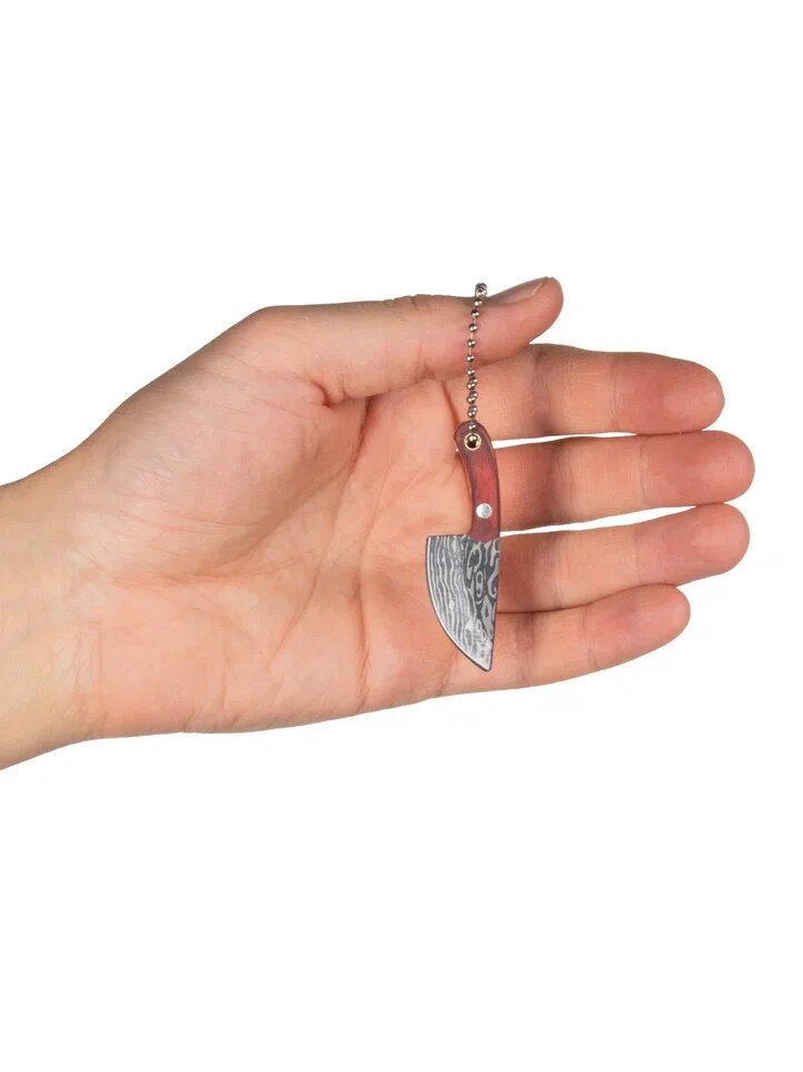 Брелок Saana, коричневый/красный — фото 1