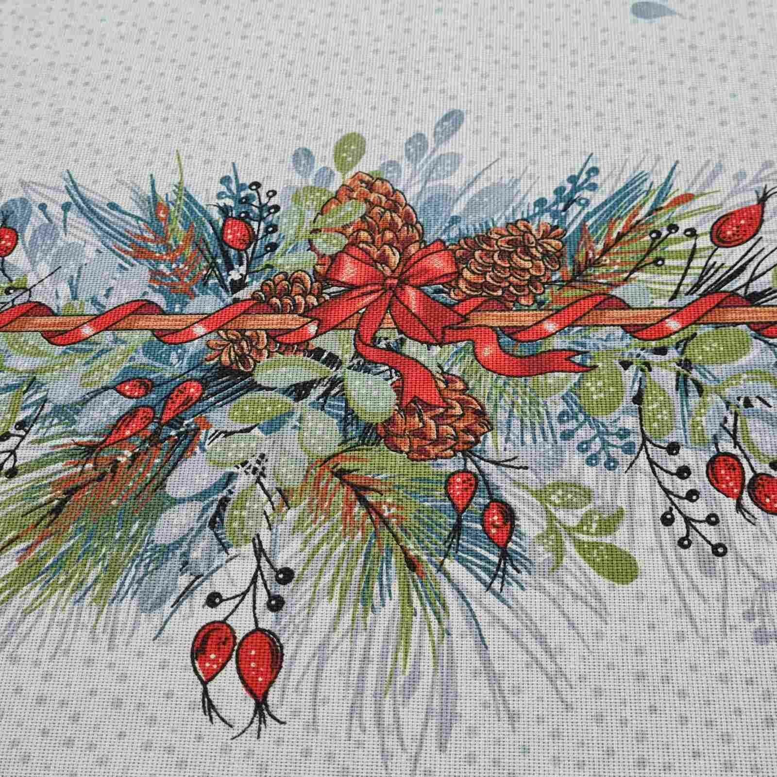 Ткань Антураж рогожка хлопок 100  1 метр