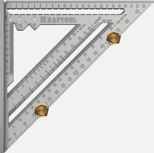 Изображение товара Высокоточный кровельный угольник 5-в-1, KRAFTOOL 250 мм, (3441-25)